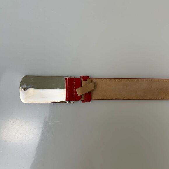 Dolce & Gabbana red patent leather belt authentic with COA 90cm 36 inch main image 7